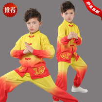 Childrens martial arts performance clothes Mens and womens tai chi clothes Childrens kung fu clothing training clothes Student performance clothes Chinese style