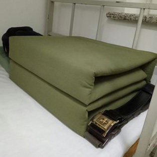Army Green Quilt Folk work cotton bedding Po Jun Jun Green Pure Military Training by Poo Bedding Single Student Dormitory Three Sets