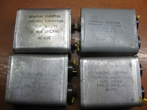 American GENERAL ELECTRIC universal antique square oil tank capacitor 4UF330V