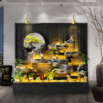 Large Water Curtain Wall Water Screen Xuanguan Living Room Partition Office Landscape Entrance Garden Courtyard Fish Tank Pendulum