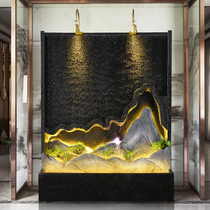 Water Curtain Wall Water Screen Fake Mountain View Hotel Living-room Adornment Indoor Fountain Waterscape Opening for a fiscal swing piece
