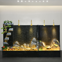 Water Curtain Wall water Screen Wanli Great Wall Hotel lobby Minjuku courtyard decorated with flowing water wall