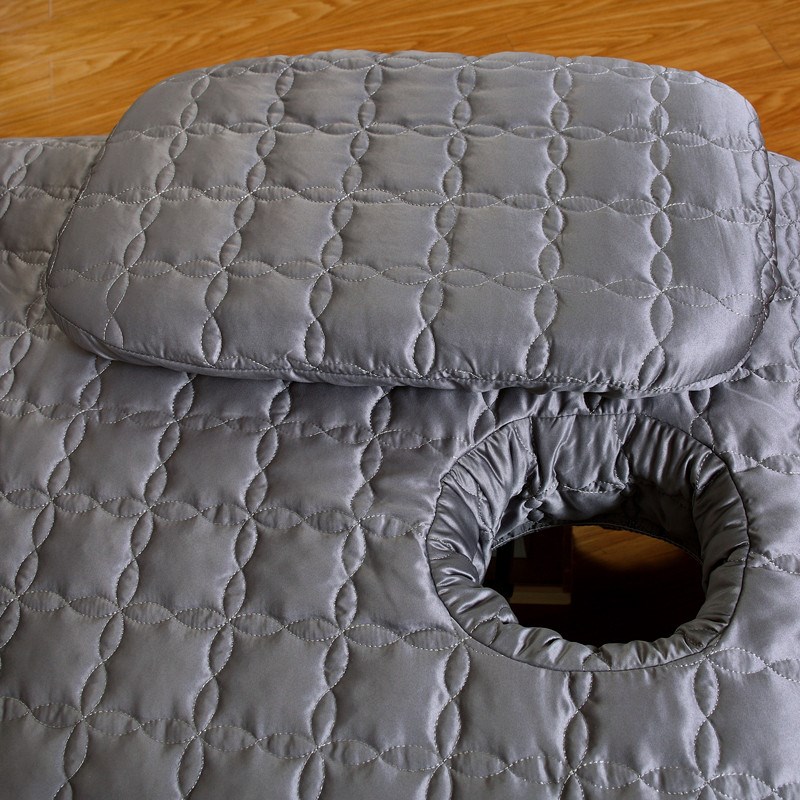 Giặt bông làm đẹp thẩm mỹ trải giường bốn bộ bông jacquard giường mới bộ vật lý trị liệu massage đơn giản giường - Trang bị tấm ga trai giuong cho spa
