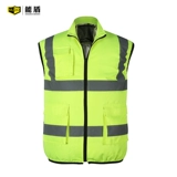 Летний охлаждающий светоотражающий жилет, вентилятор для работы, защита от солнца, рабочая одежда