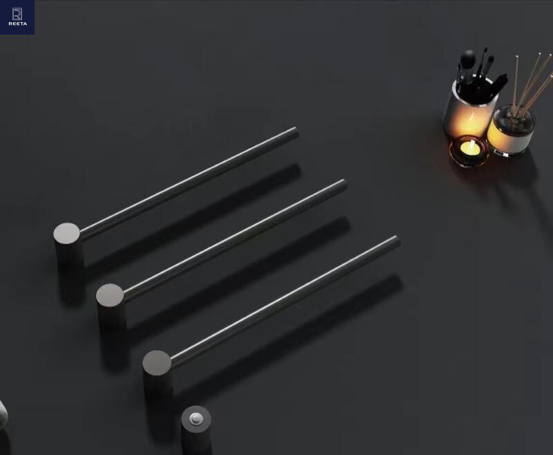 3 1 stainless steel thermostat linear electric heating towel rack bath towel rack concealed pre-buried minimalist modern Nordic net red