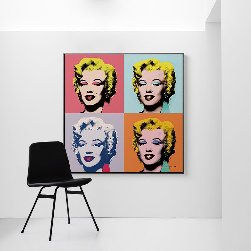 Not Quite Artistic Enough: Marilyn Monroe Pop Art Decorative Painting Studio Large Corridor Wall Art Hanging Painting Not Quite Artistic Enough: Marilyn Monroe Pop Art Decorative Painting Studio Large Corridor Wall Art Hanging Painting