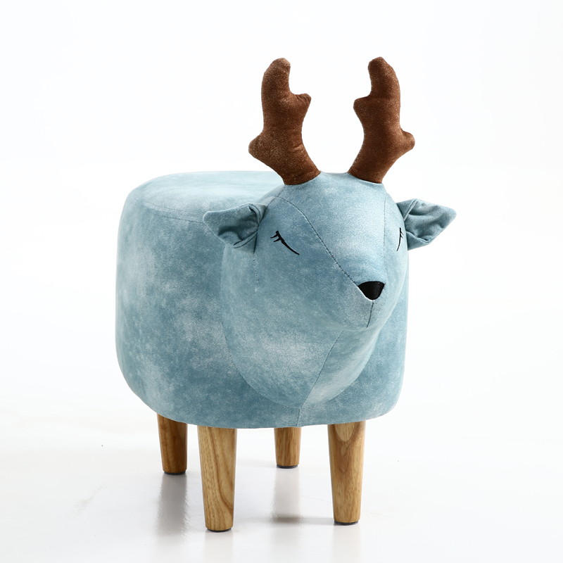 Modern minimalist home little deer swapped shoes stool to wear stool footstool in door short stool Animals footrest stool short stool