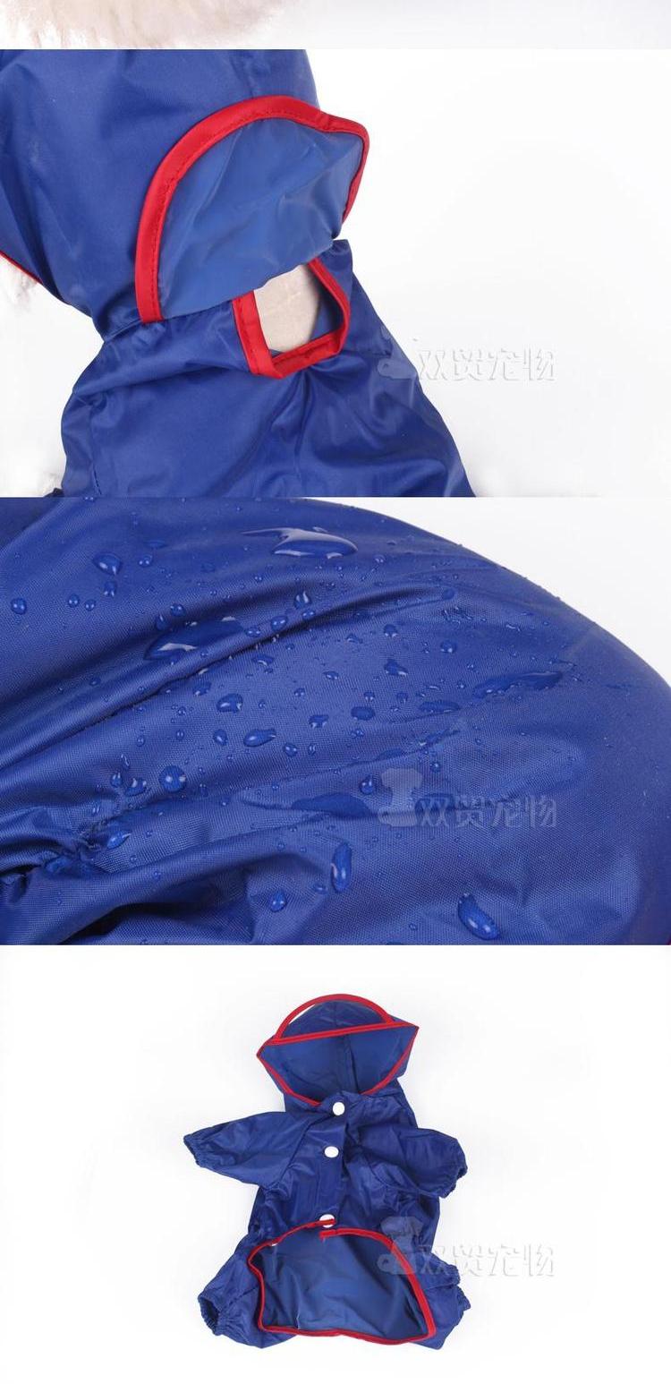 Quần áo mưa cho chó Teddy Teddy áo mưa Pet poncho Quần áo chó bốn chân mùa xuân và mùa hè mưa không thấm nước quần áo - Quần áo & phụ kiện thú cưng quan ao thu cung