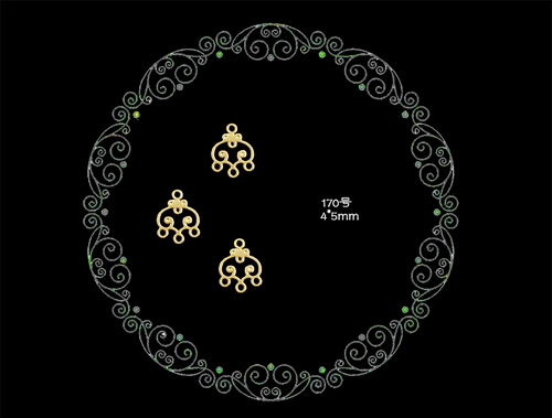 Металлическая игрушка в форме цветка для маникюра, кукла, маленькие серьги с аксессуарами, «сделай сам»