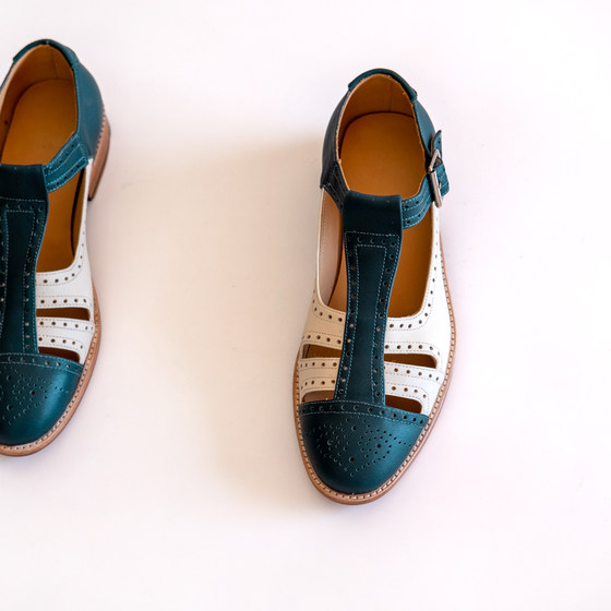 /男鞋/ 真皮底 多色可选 sandal 植鞣皮亲肤内衬 莫克式复古凉鞋