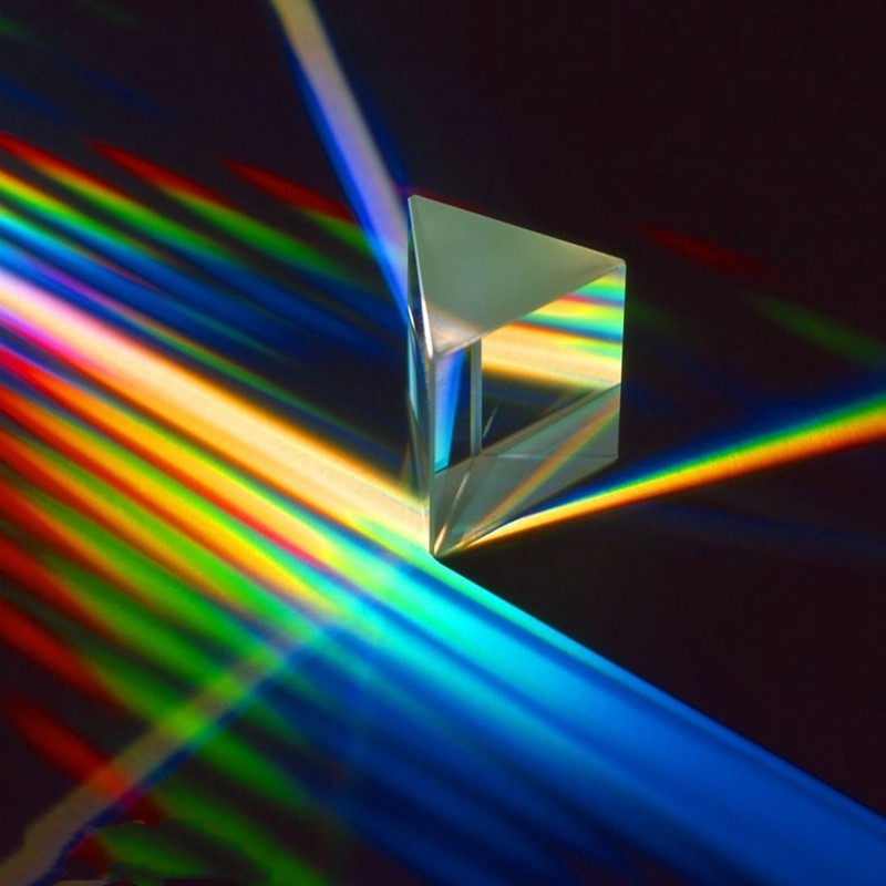 Prism pendant 30*50 shaped reflection rhombic mirror Optical coated glass lens processing custom small lens