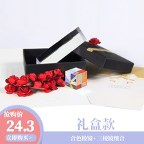 Color prism Six-sided prism optical glass Childrens photo photography to see rainbow science experiment mirror