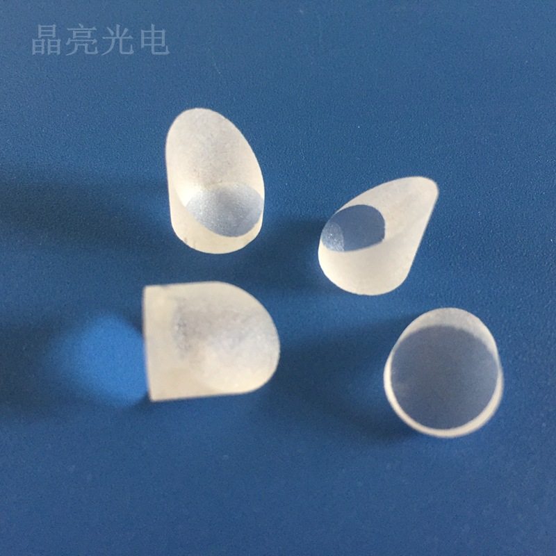 Manufacturer customized wedge prism machining Alien prism quartz light column cylindrical mirror bevel film coating angle prism