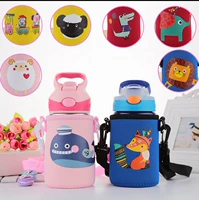 Straw Cup Cover contigo Condick Cup Set Child Cup Set Cute 400 414 450ml - Tách bình giữ nhiệt lock&lock 1l