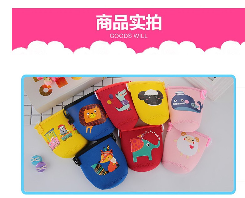 Straw Cup Cover contigo Condick Cup Set Child Cup Set Cute 400 414 450ml - Tách bình đựng nước thủy tinh có vòi