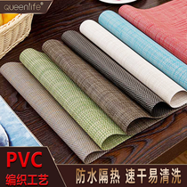European-style waterproof pvc pad insulation pad dishes cushion tablemat cushion dishwash dishwash dishes and dry creativity
