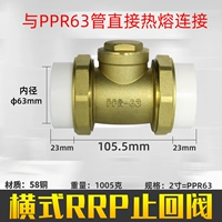 PPR Горизонтальный клапан стоп 63*63