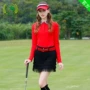 Thu đông 2018 G-LIFE trang phục golf mới cho nữ quần áo phù hợp với quần áo nữ dài tay thời trang quần váy ngắn 	túi đựng gậy golf taylormade	