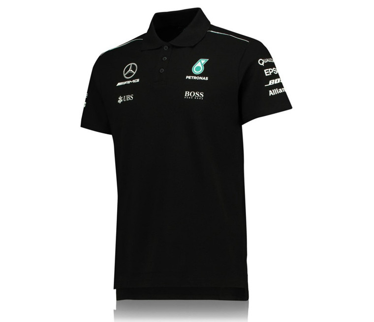 Buy F1 Mercedes AMG team New Arrival racing machine short-sleeved T ...