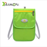 Hộ chiếu du lịch Gói thẻ Zipper ID Bag Túi tài liệu Túi du lịch đa chức năng Treo cổ chéo