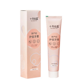 October crystallization for pregnant women's confinement toothbrush