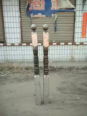 Sanhe Wrought iron stair accessories Stair column Stair start column Stair flower railing accessories