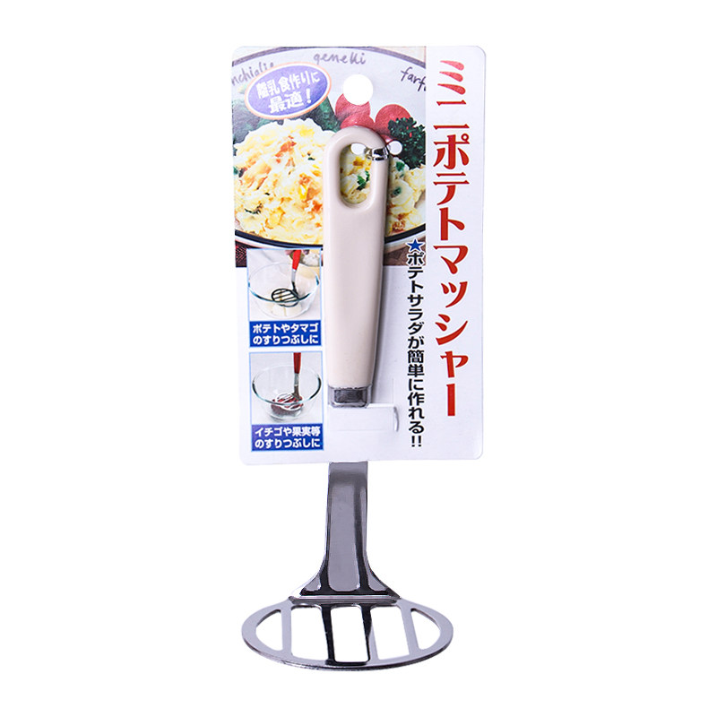 Japan imported cooked food mashing press Stainless steel garlic press mashing press Mashed potato mashing machine Non-food mashing tool