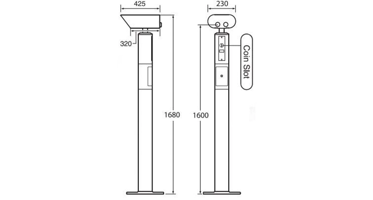 Ống nhòm 20x80 Kowa KOWA hoạt động bằng đồng xu BL-8H BL8A40 Nhật Bản - Kính viễn vọng / Kính / Kính ngoài trời