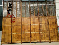 Quaint and nostalgic old objects Old Banzhu partition fan farmhouse film and television props are a good product