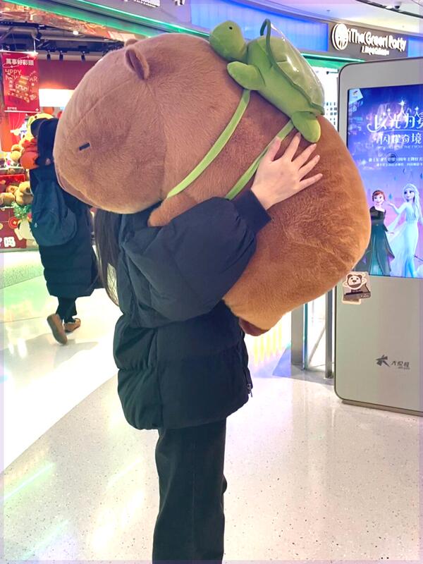 Thegreenparty Capybara Plush Toy Extra Large Capybara Doll Giant Sleeping Pillow Gift Thegreenparty Capybara Plush Toy Extra Large Capybara Doll Giant Sleeping Pillow Gift