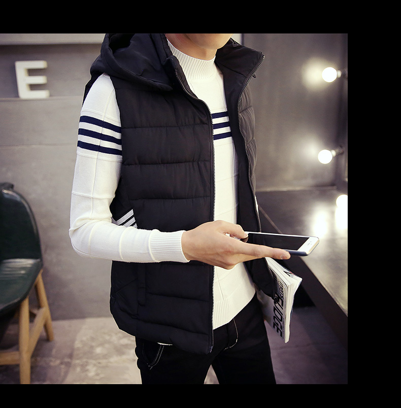 Mùa thu đông mùa đông áo vest cotton nam và nữ thời trang Hàn Quốc phiên bản tự may dày cotton vest vest đôi mẫu áo khoác không tay thủy triều áo khoác lông