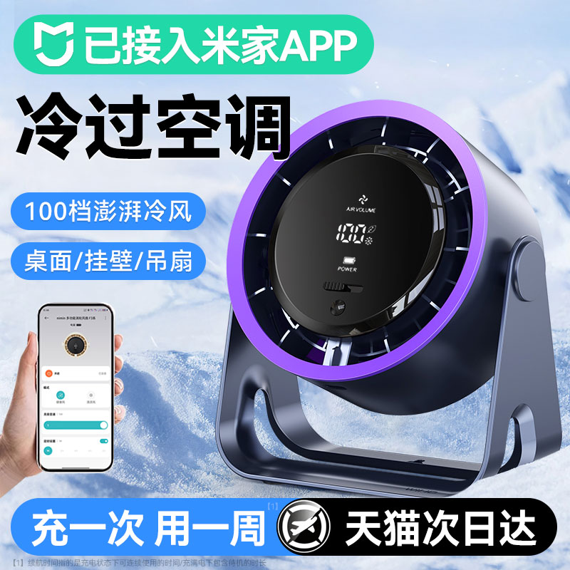 2025年新デスクトップ小型ファン冷却小型USB充電ファン学生クラスサイレントオフィスデスクミニポータブル寮壁掛け超強力ホームデスクトップキッチンリーフレス循環