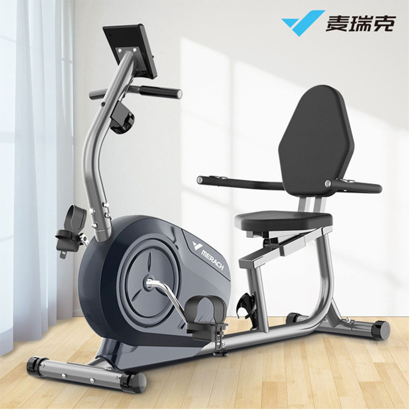 Middle Aged Horizontal Magnetically Controlled Fitness Bike Mcrick New Products Home Seniors Fitness Rehabilitation Training Bike