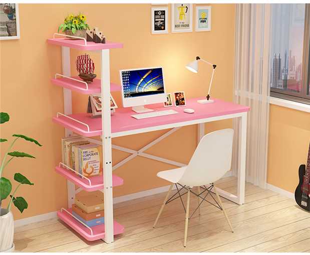 Bàn làm việc cho trẻ em kết hợp với kệ sách nhà đơn giản hiện đại đơn giản cô gái nam sinh tiểu học bàn viết - Bàn bàn học thông minh