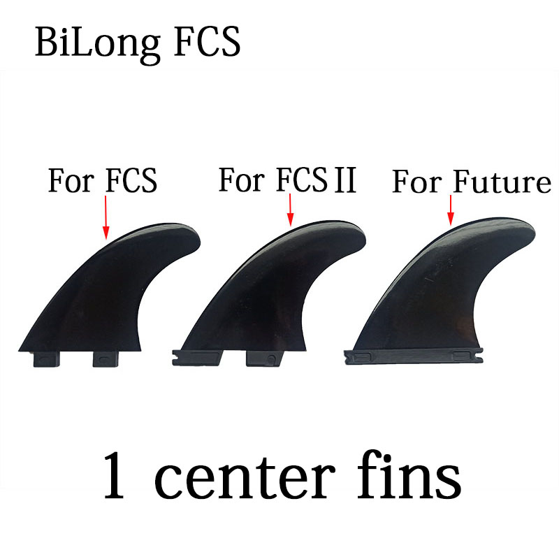 Surfboard Tail Fin Nylon Plus Fiber Single Center Tail Fin FCS FUTURE FINS Electric Surfboard Fin