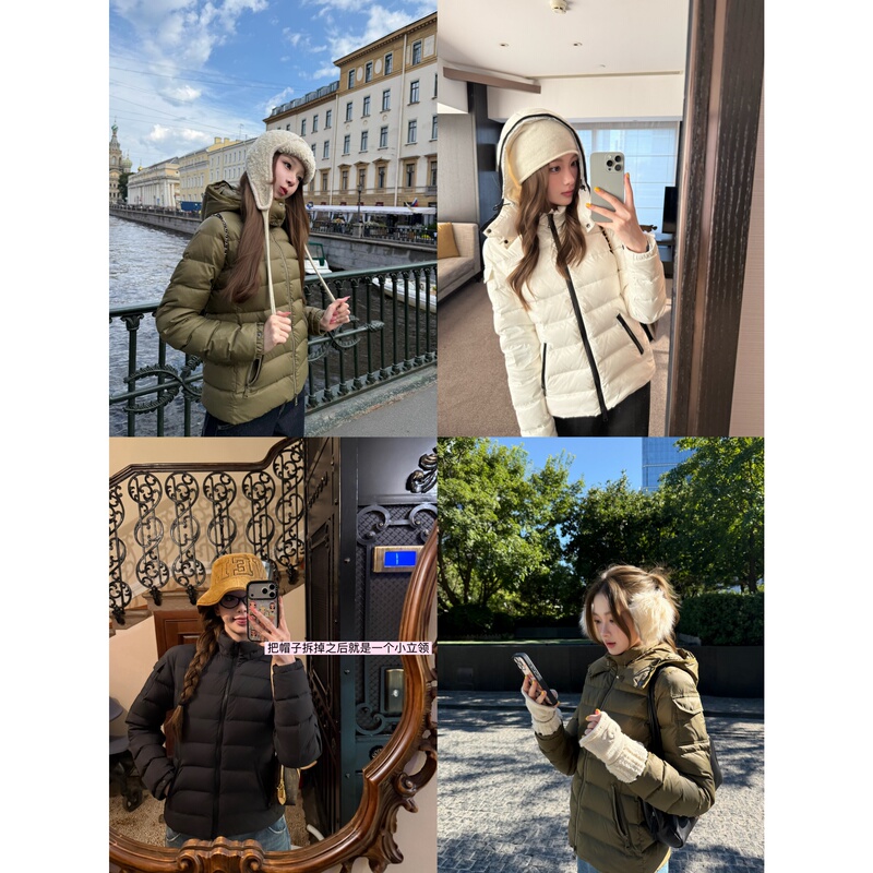 A Must-Have for Winter! Traceable Samsung 90 White Duck down High-Density Filling Ribbed down Jacket with Detachable Hood A Must-Have for Winter! Traceable Samsung 90 White Duck down High-Density Filling Ribbed down Jacket with Detachable Hood