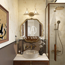 Vannet French retro bathroom tiles medieval caramel brown bathroom toilet wall tiles kitchen floor tiles