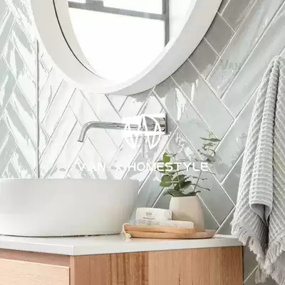 Vatican Nordic dressing room tile Net red white brick kitchen wall brick bathroom balcony brick toilet non-slip porcelain