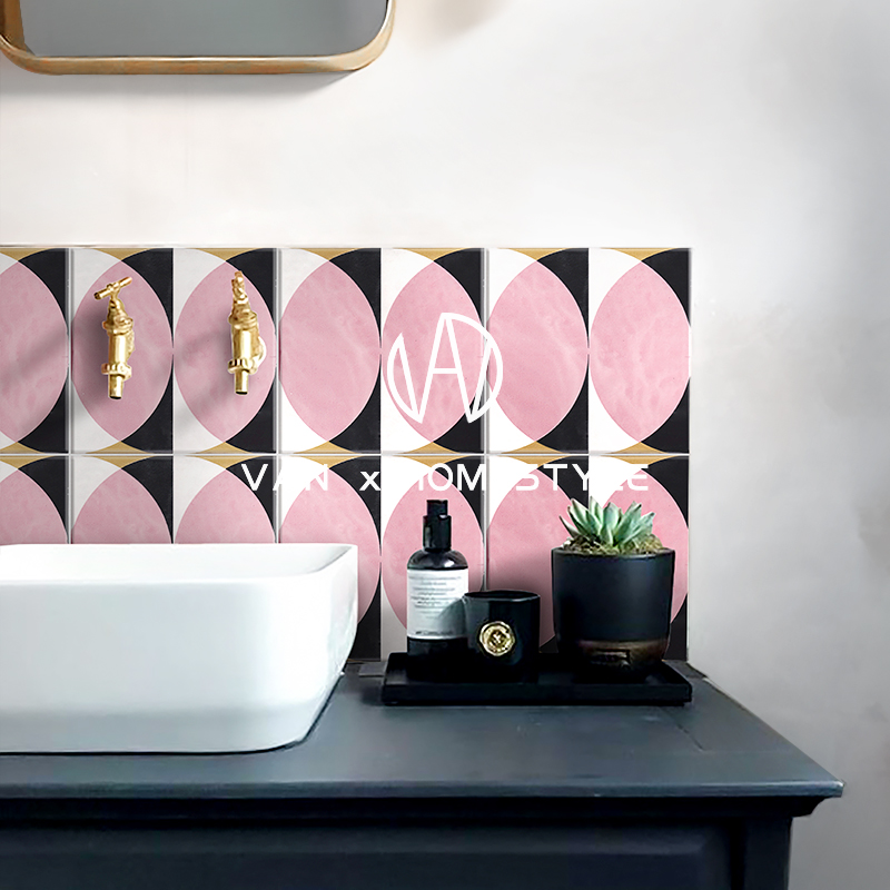 Sanskrit retro dressing room Tile Courtyard Small Flower Brick tiles Children's room Wall Brick Kitchen Balcony Flower pieces 200