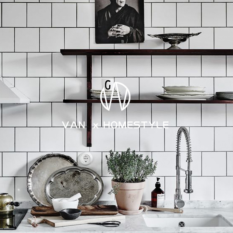 Vatican ins white matte all-ceramic small white brick net red restaurant floor tile kitchen wall tile bathroom tile 150