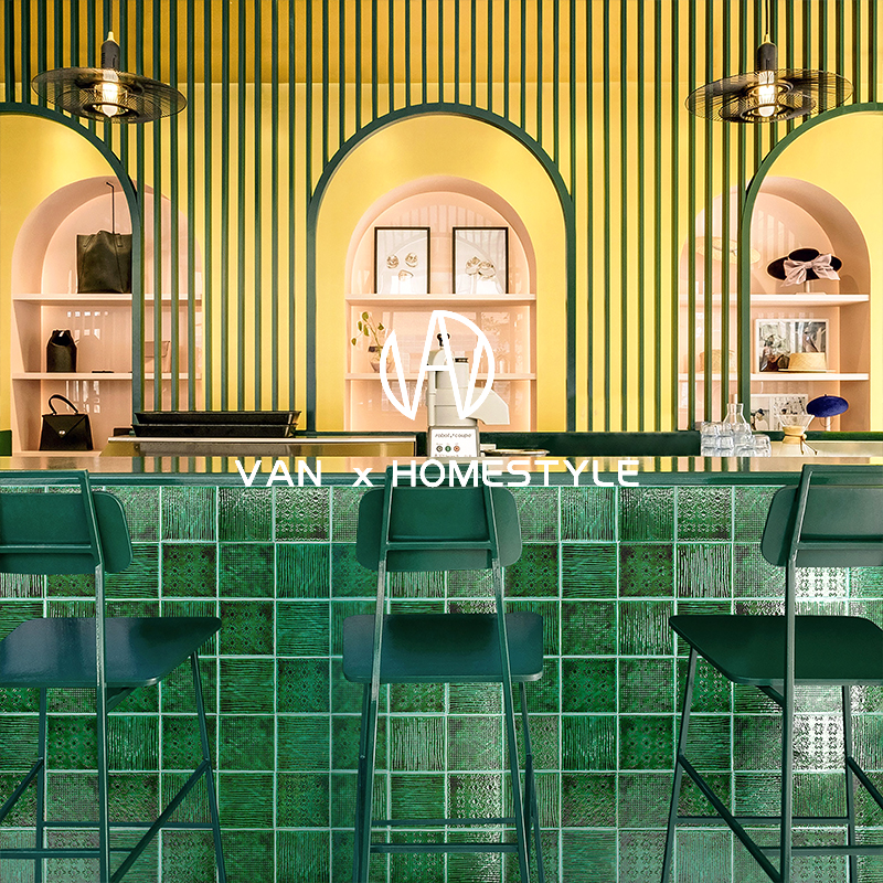 Van Neyink Green Kilns Change Handmade Brick Nordic Makeup Room Bathroom Toilet Tile Kitchen Bar Brick Kitchen Bar Brick Small Square Brick