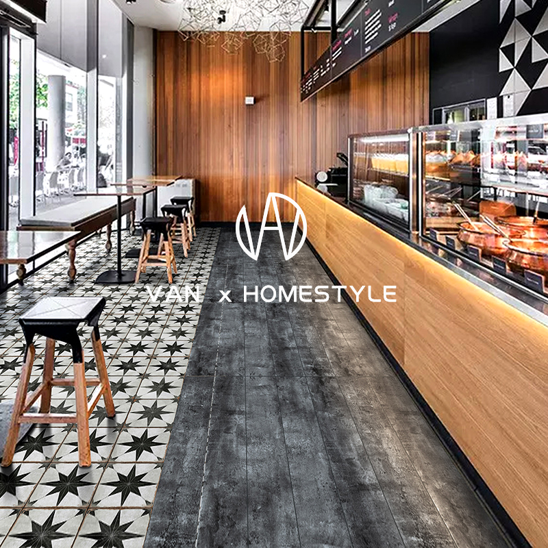 Sanskrit Nordic wood grain brick imitation solid wood living room Bedroom Floor Brick Balcony Cafe tile Living room 150X800