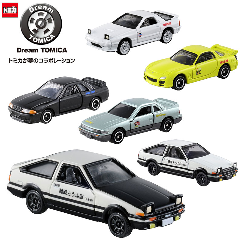Tomy多美卡tomica合金車模型頭文字d藤原拓海ae86fd仿真賽車玩具 Tomy多美卡tomica合金車模型頭文字d藤原拓海ae86fd仿真賽車玩具