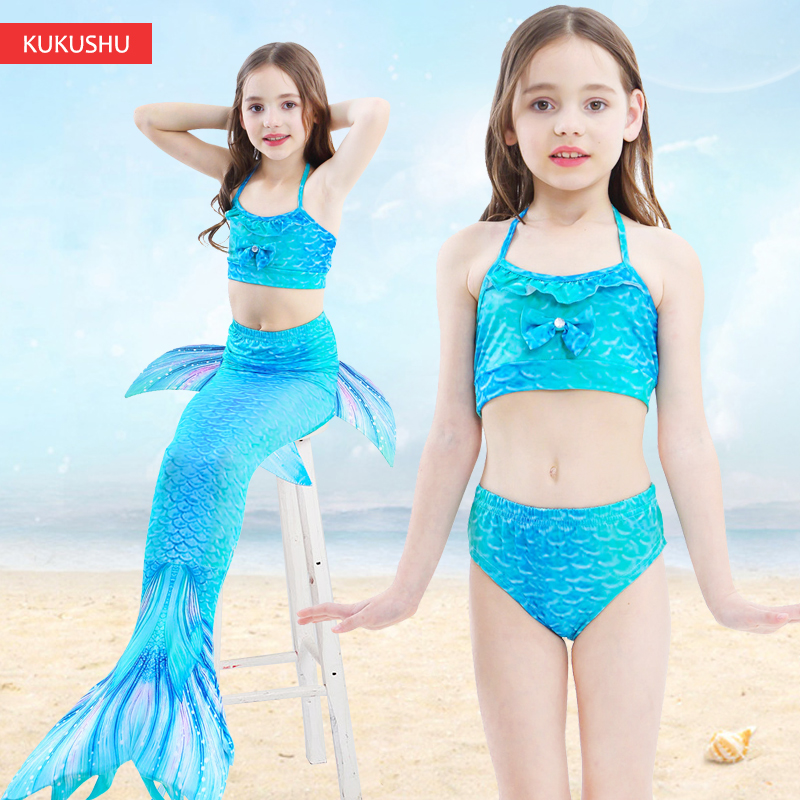 little girl mermaid tail swimsuit