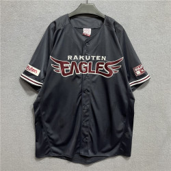 Japanese baseball uniform short -sleeved hiphop jacket baseball cardigan hip -hop hip -hop dance jersey mid -length large size men's and women summer