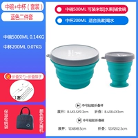 Синий комплект, посуда, сумка-органайзер, 2 предмета