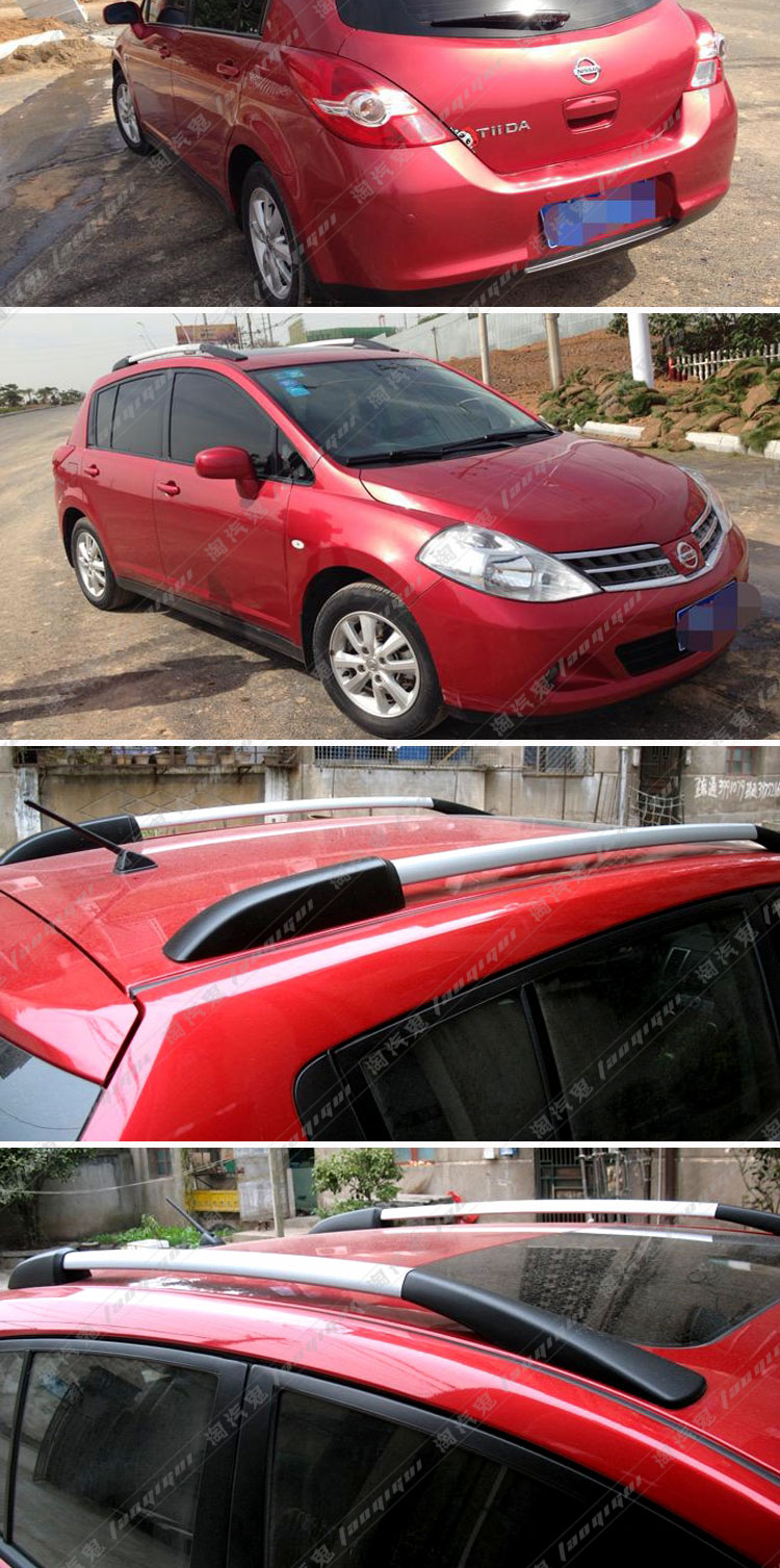 Giá đỡ hành lý trên xe mới và cũ của Nissanda, chiếc xe đặc biệt hatchback dán giá hành lý sang trọng - Roof Rack thanh ngang giá nóc