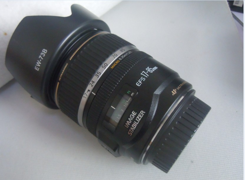 Ống kính máy ảnh DSLR góc rộng chống rung Canon 17-85mm f / 4-5.6 ISM sử dụng 98 mới