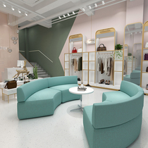 4S Store Hotel Lobby Lounge Area Reception Room Reception Room Modern Arc Round Company Sofa Combination