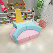 Business Hall store Shop Creative Double-sided Anomalous Sofa Composition Office Hall Reception Waiting Rest Area Cassette